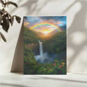 Rainbow Jungle Waterfall
