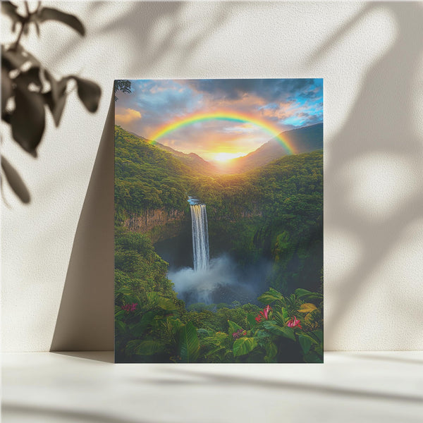 Rainbow Jungle Waterfall