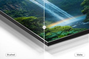 Misty Waterfall Forest