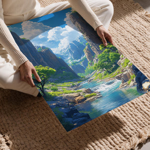 Verdant Mountain Valley