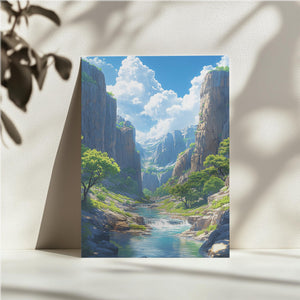 Verdant Mountain Valley