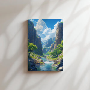 Verdant Mountain Valley