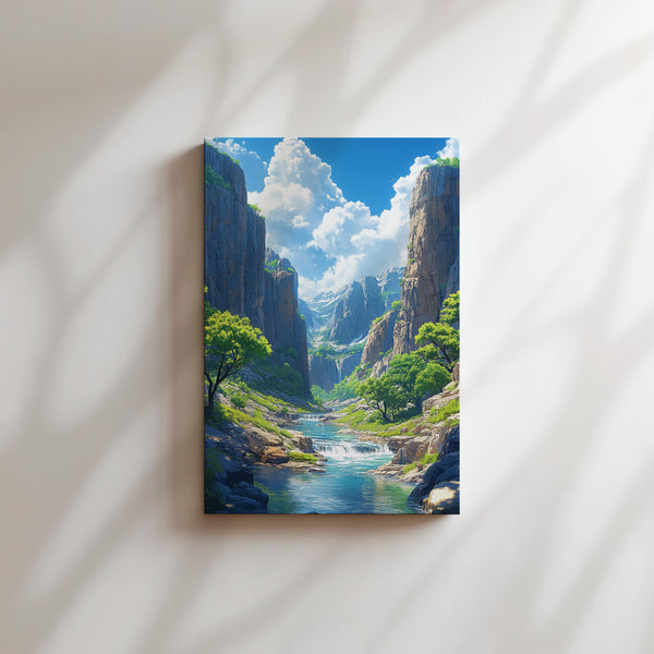 Verdant Mountain Valley