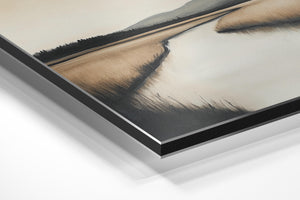 Golden Marshland Reflection