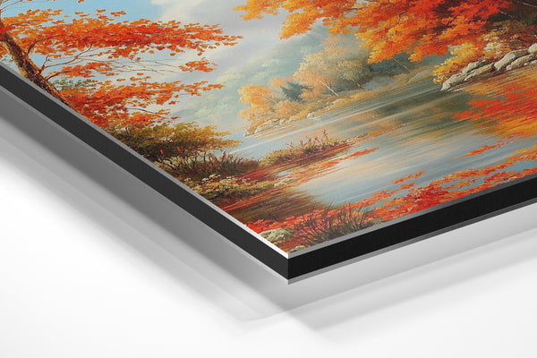 Autumn Lakeside Colors