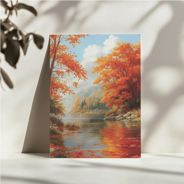 Autumn Lakeside Colors