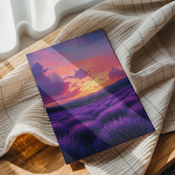 Lavender Sunset Glow