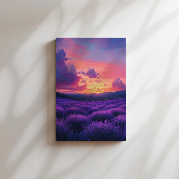 Lavender Sunset Glow