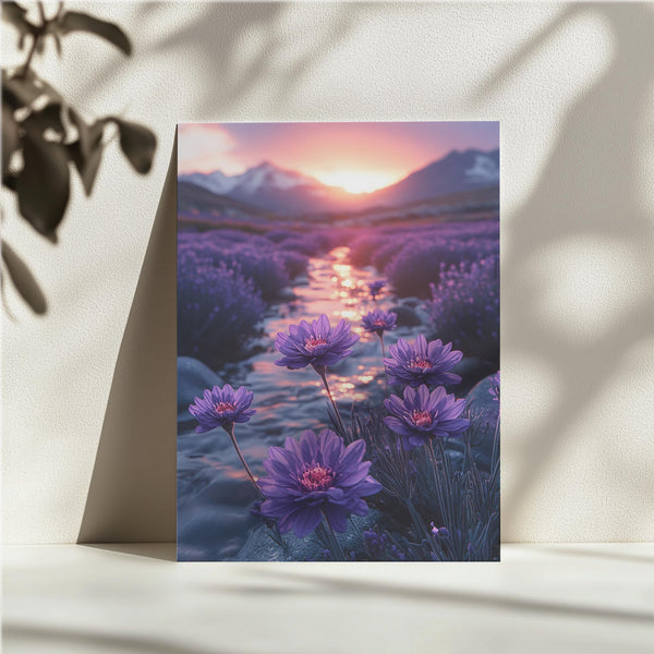 Purple River Blossoms