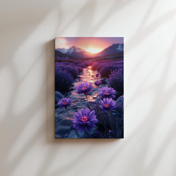 Purple River Blossoms