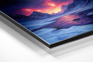 Fiery Mountain Skies