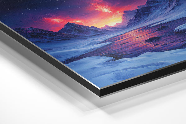 Fiery Mountain Skies