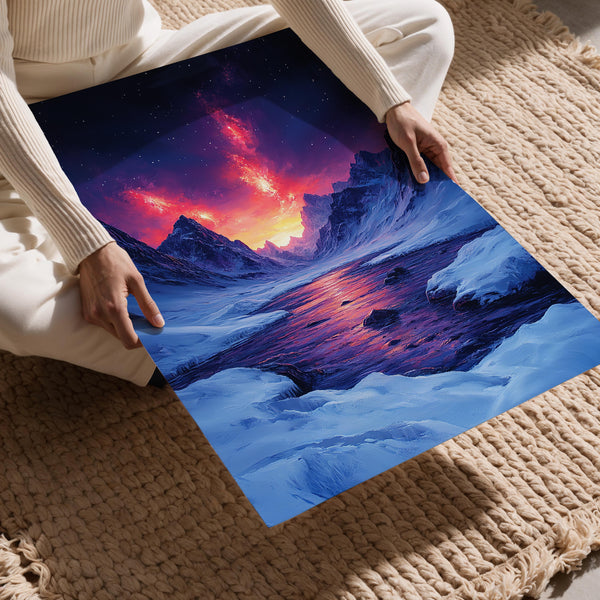 Fiery Mountain Skies