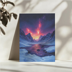 Fiery Mountain Skies