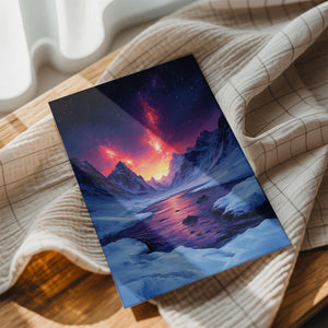 Fiery Mountain Skies