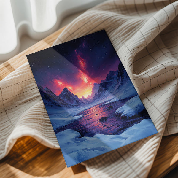 Fiery Mountain Skies