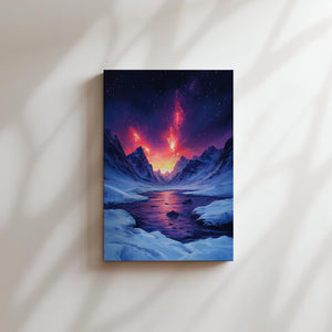 Fiery Mountain Skies