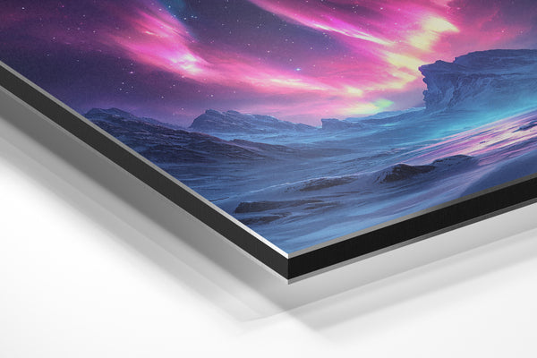 Aurora Ice Mountains