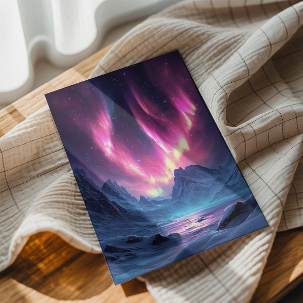 Aurora Ice Mountains