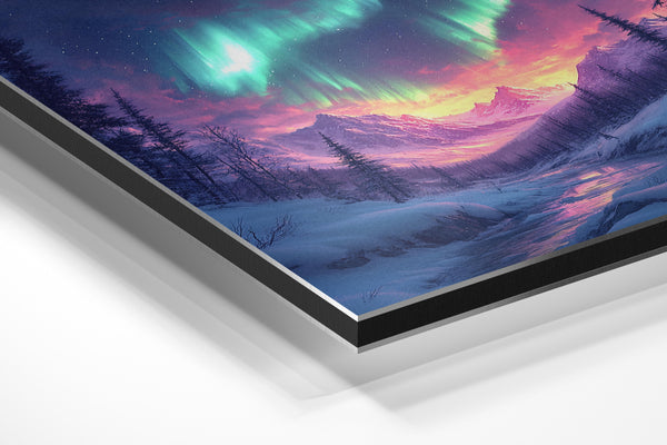 Glacier Winter Night