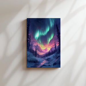 Glacier Winter Night