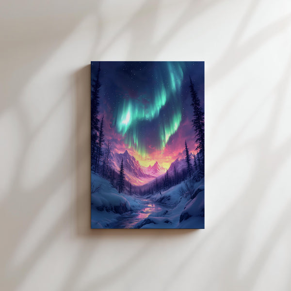 Glacier Winter Night