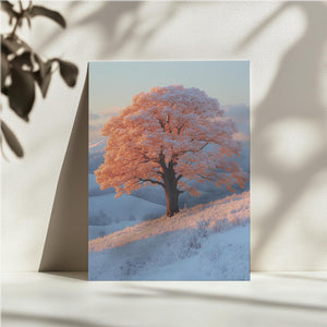 Frost Covered Tree at Sunrise