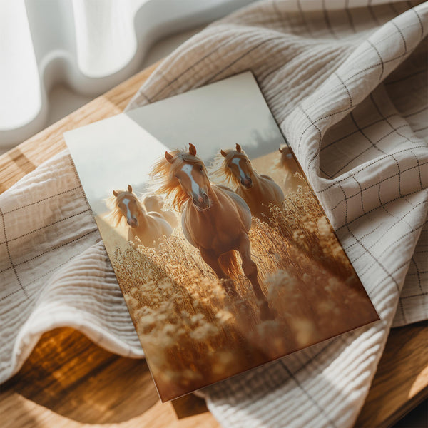 Galloping Horses at Dawn