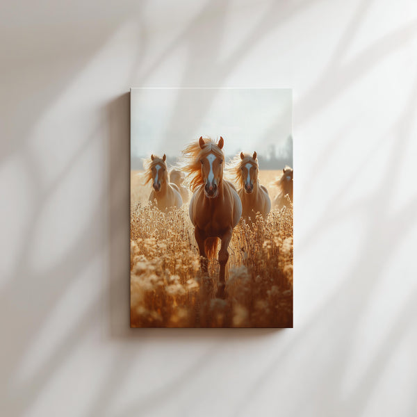 Galloping Horses at Dawn