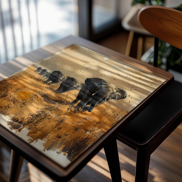 Elephants in Savanna