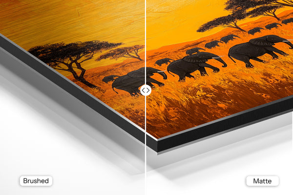 Elephants Sunset Savanna