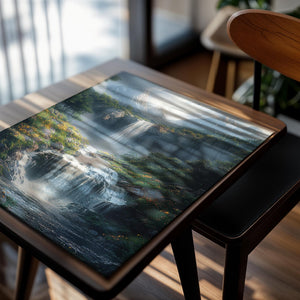 Mountain Waterfall Peak