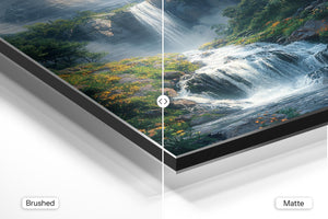 Mountain Waterfall Peak