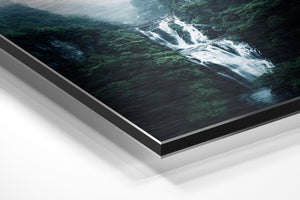 Misty Forest Waterfall