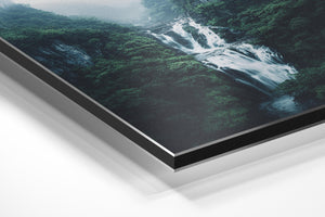 Misty Forest Waterfall