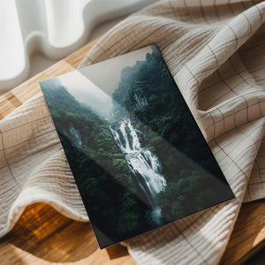 Misty Forest Waterfall