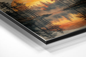 Forest Sunset Reflection