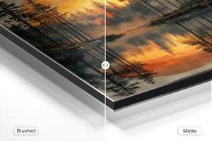 Forest Sunset Reflection