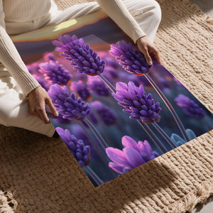 Closeup Lavender Blooms