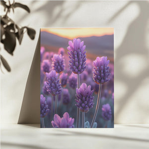 Closeup Lavender Blooms