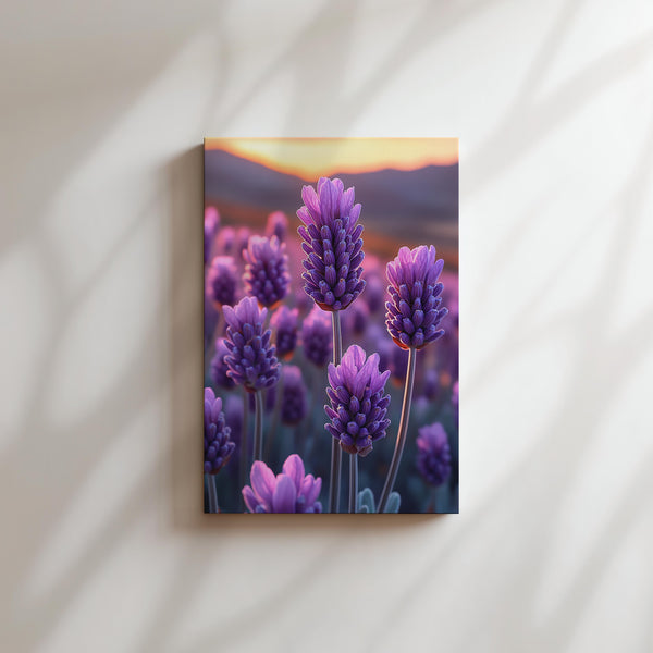 Closeup Lavender Blooms