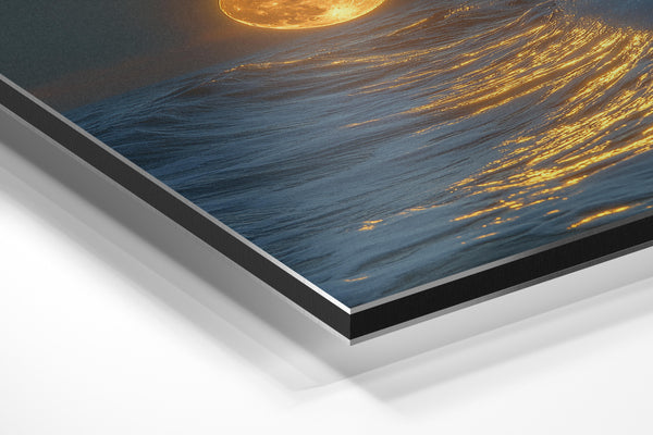 Moonlit Ocean Waves