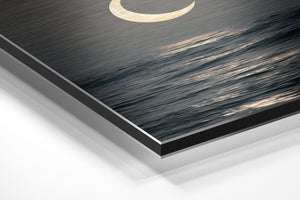 Crescent Moon Seascape