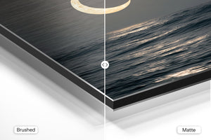 Crescent Moon Seascape