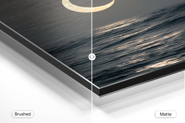 Crescent Moon Seascape