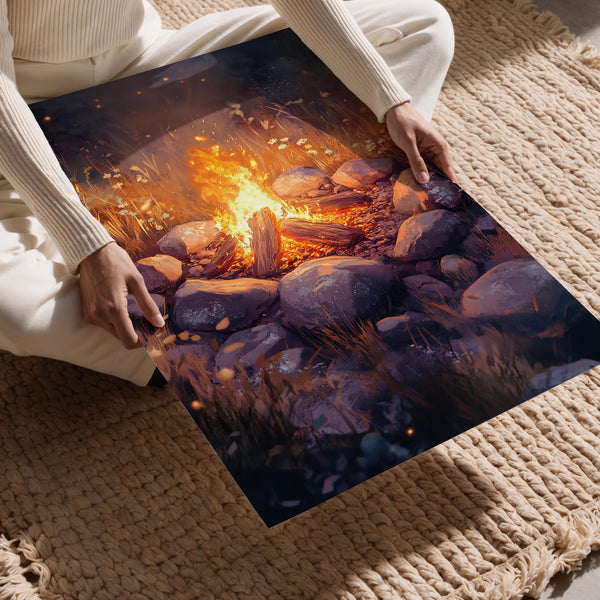 Cozy Campfire Glow