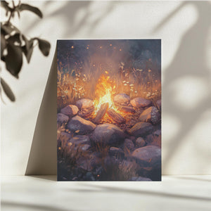Cozy Campfire Glow