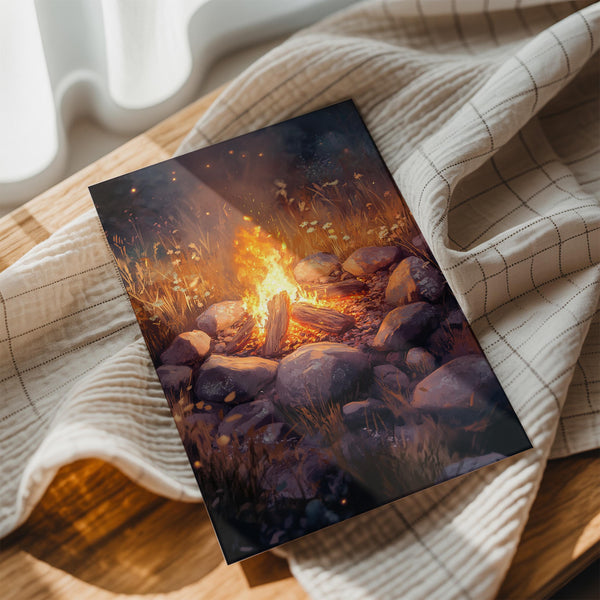 Cozy Campfire Glow