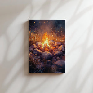 Cozy Campfire Glow