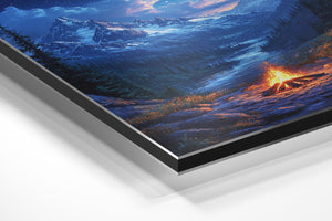 Starlit Mountain Campfire